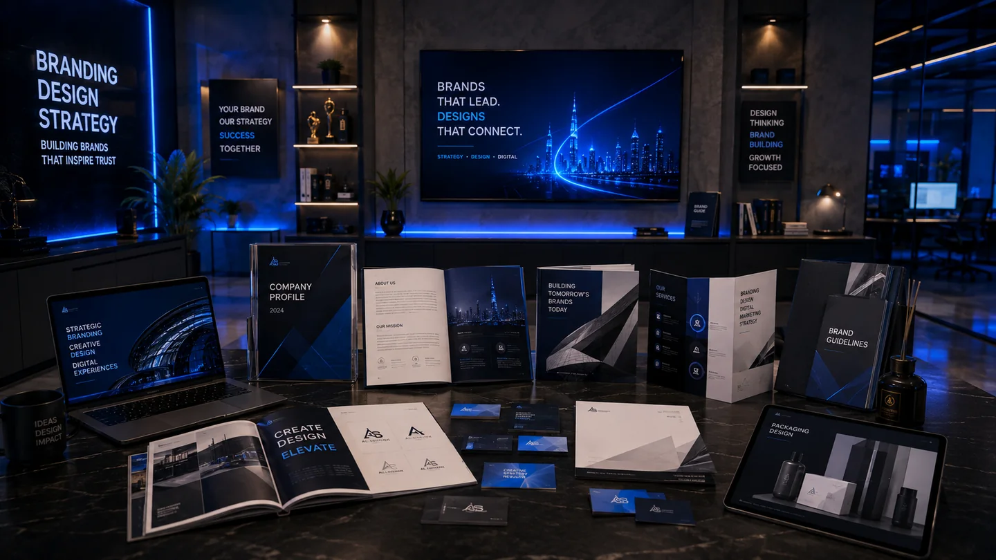 Branding, company profiles and brochure design UAE